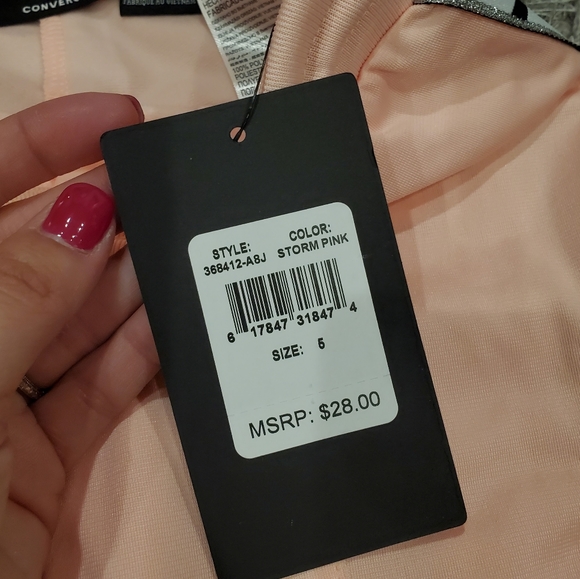 NWT Girl's Converse Light Pink Pants size 5 - Picture 6 of 7